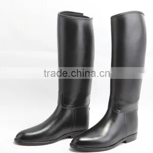 Black Shinny, Pvc Long Horse Riding Boots Women B1372 Quality Choice thumbnail-1