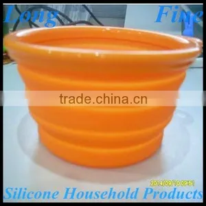 Durable Colorful Fancy Silicone Collapsible Bowl thumbnail-2