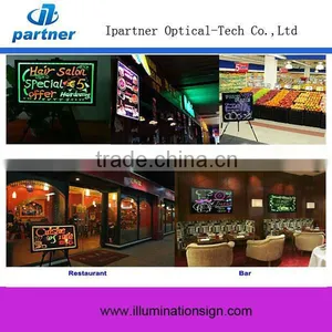 2015 New Small Sparkle Led Writing Board With Neon Color Changing thumbnail-1