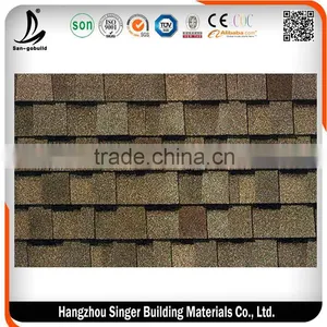 China Red Asphalt Shingle Roof Coating /fiberglass Asphalt Roofing Shingles thumbnail-3