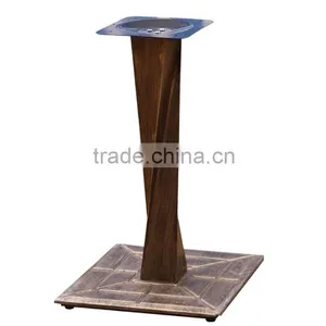Industrial Style Round Cast Iron Metal Dining Table Base Leg With Many Colour thumbnail-1