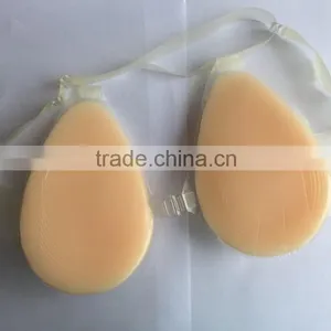 Ideal Fashions Fake Silicone Breast Forms Eco-friendly Water Drop Silicone Fake Breast Forms for Mastectomy Breast Forms Strap thumbnail-5