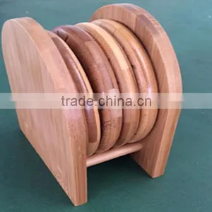 Absorbent Paper Coffee Coaster Beer Coaster Holder Wooden Beer Holder thumbnail-1