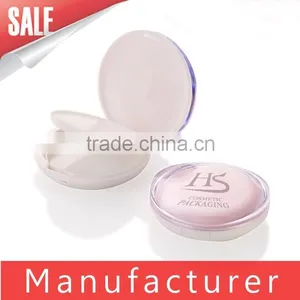 Cheap Price White Round Empty Compact Powder Case thumbnail-1