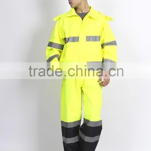 New Style High Visibility Uniform Suit Reflective Safety Raincoat thumbnail-2