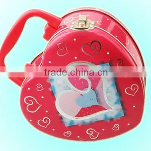 Heart Shape Gift Tin Box With Moving Word for Your Love thumbnail-1