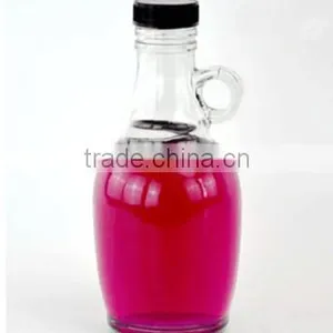 1L Round California Glass Red Wine Bottle With Screw Cap and Small Ear Handle Wholesale thumbnail-5