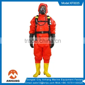 High Quality Red PVC Chemical Suit Light-duty Chemical Suit thumbnail-2