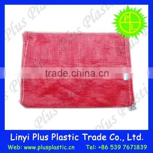 Leno Mesh Red Bag for Corn Cobs, Potatoes, Cabbage, Onions, Etc. thumbnail-1