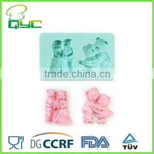 Winnie the Pooh Non-stickSilicone Fondant Mould Sugarcraft Decorating Tools thumbnail-1