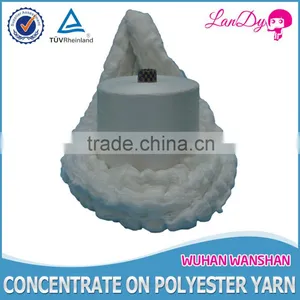 Manufacturer Raw White Polyester Yarn for Sewing Thread thumbnail-3