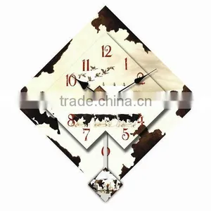 Wall Clock With Swinging Pendulum thumbnail-1