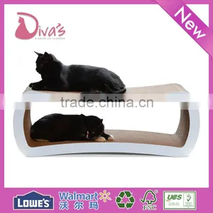 Pet Toy Corrugated Paper Bed Cardboard Cat Scratching Lounge thumbnail-4