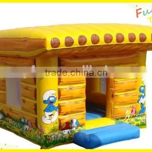 Different Kinds of Cartoon Model Inflatable Bouncers, Samll Garden Bouncer House for Sale thumbnail-1