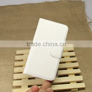 Hot Selling Ultra Thin Lichee PU Leather Case Wallet Folio Flip Cover for Samsung GALAXY S4 I9500 thumbnail-3