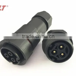 High Voltage 3 Contacts Screw Terminal Waterproof Panel Mount Connector thumbnail-2