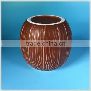 3d Coconut Mug in Coconut Beer Mug for Summer thumbnail-3