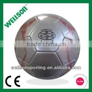 Dark Grey Machine Sewn Synthetic PVC Football thumbnail-4