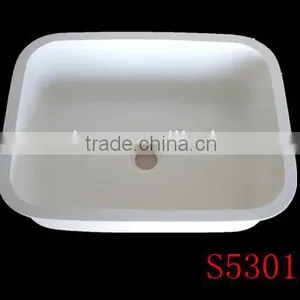 Single Bowl Single Tray Solid Surface Kitchen Sinks,aritifical Stone Single Bowl Kitchen Sink thumbnail-4