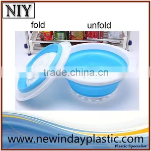 Flod Plastic Washing Basket/ Flod Plastic Vagetable Basket thumbnail-1