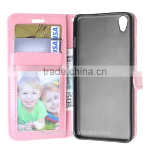 Hot Sale PU Cell Phone Wallet Flip Cover for OnePlus X thumbnail-6