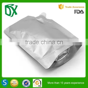 Customized Reusable Juice Drink Food Packaging Bag/ Liquid Stand up Spout Pouch With Top Spout thumbnail-2