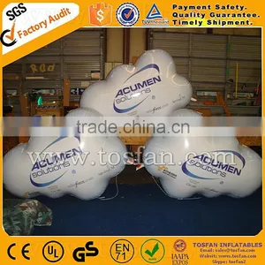 Advertising Inflatable Helium Balloon,inflatable Cloud Sky Balloon With Logo F2062 thumbnail-3