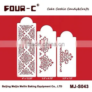 Elaine's Cake Set,cake Decorating Set,most Popular Cake Spray Stencils thumbnail-1