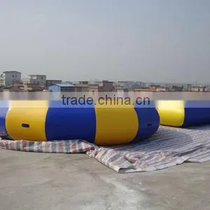 Round Commercial Grade on Water Games Inflatable Trampoline thumbnail-2