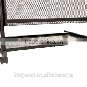 Metal Mobile Literature Magazine Rack thumbnail-3