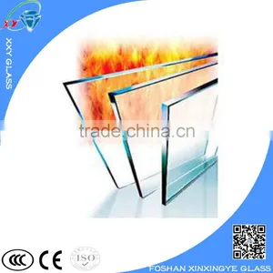 Hot Plain Tempered Glass Fireproof Door thumbnail-1