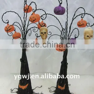 Halloween Tree With Pumpkin Decorations thumbnail-1