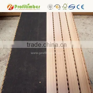Sound Proof Celotex Board MDF Slotted Acoustic Panels for Studio thumbnail-6