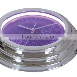 12 Inch Chrome Neon Clock 2015 thumbnail-2
