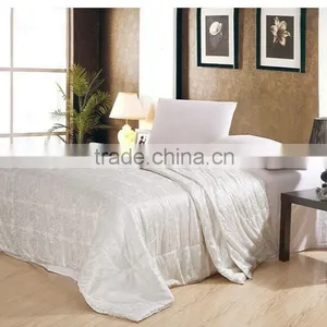Baby 100% Mulberry Silk Filled Super Soft White 100% Goose Down Comforter/duvet Wholesale thumbnail-1