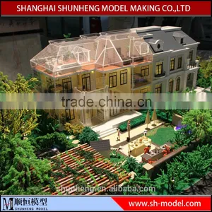 Villa Miniature Building Scale Models Making for Real Estate Exhibition thumbnail-2