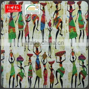 China Supplier Digital Printing 100% Rayon Fabric for Lady Cloth thumbnail-1
