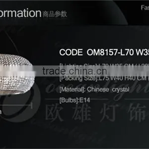 Drum Pendant Light Guzhen Factory Chandelier Indoor Chandelier OM8157-L70W thumbnail-3