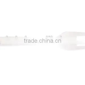 Four Teeth Crystal Fork Plastic Fork thumbnail-1