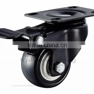 Ball Bearing Light Duty 2 Inch PU Small Caster for Furniture thumbnail-3