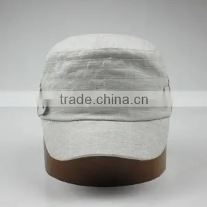 100% Linen Military Army Caps for Women Without Logo thumbnail-2