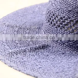 Wide Brim Straw Floppy Hat thumbnail-2