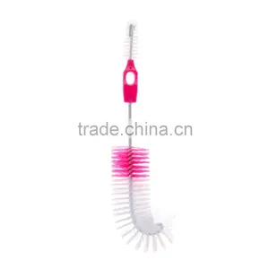 China Cheap Imports Yiwu Plastic Small Baby Bottle Washer Cleaning Brushes thumbnail-1