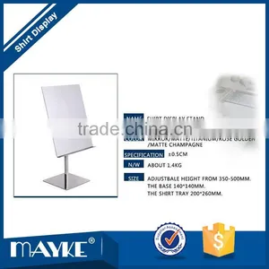 Stainless Steel Shirt Display ,Trade Show Equipment ,Shirt Display Rack Clothes Display Stand thumbnail-2
