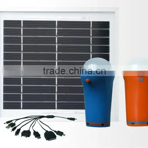 Solar Portable Lamp(with 2 Pcs Led Ight ) thumbnail-1