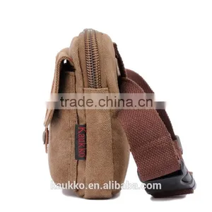 Favourite Waist Belt Pocket Bag Mens Small Canvas Fanny Pack Bag thumbnail-3