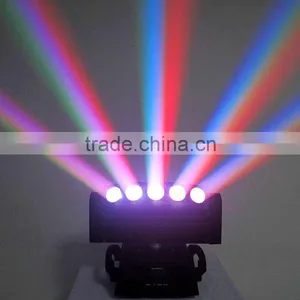 2015 New 5x10w Led Rgbw 4in1 Mini Led Moving Head Spider thumbnail-1