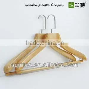 ST1891 Lotus Natural Color Men Suit Wooden Hangers thumbnail-1