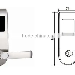 Stainless Steel Metal NFC Door Lock System, Office Furniture Nfc Locker Lock With SDK thumbnail-2