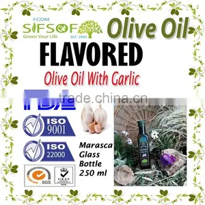 Flavored Olive Oil With Garlic. Premium Quality Olive Oil With ISO9001 Certification. Glass Bottle 250 Ml. thumbnail-5